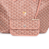 Goyard Goyardine Pearly Coral St. Louis PM Tote Bag Palladium Hardware