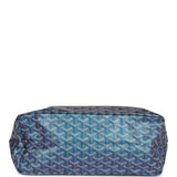 Goyard Goyardine Pearly Blue St. Louis PM Tote Bag Palladium Hardware