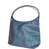 Goyard Goyardine Pearly Blue Boheme PM Hobo Bag Palladium Hardware