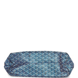 Goyard Goyardine Pearly Blue Boheme PM Hobo Bag Palladium Hardware