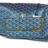 Goyard Goyardine Pearly Blue Boheme PM Hobo Bag Palladium Hardware