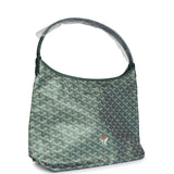 Goyard Goyardine Pearly Green Boheme PM Hobo Bag Palladium Hardware