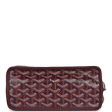 Goyard Goyardine Burgundy Anjou Mini Bag Palladium Hardware