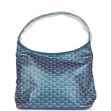 Goyard Goyardine Pearly Blue Boheme PM Hobo Bag Palladium Hardware