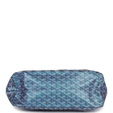 Goyard Goyardine Pearly Blue Boheme PM Hobo Bag Palladium Hardware