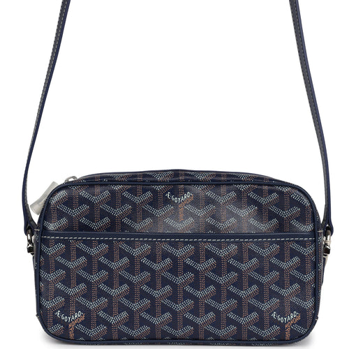 Goyard Goyardine Bleu Marine Cap Vert PM Palladium Hardware