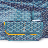 Goyard Goyardine Pearly Blue Boheme PM Hobo Bag Palladium Hardware