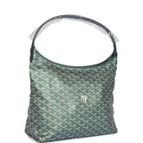 Goyard Goyardine Pearly Green Boheme PM Hobo Bag Palladium Hardware