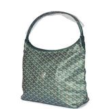 Goyard Goyardine Pearly Green Boheme PM Hobo Bag Palladium Hardware