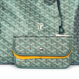 Goyard Goyardine Pearly Green Boheme PM Hobo Bag Palladium Hardware