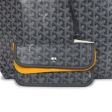 Goyard Goyardine Grey St. Louis GM Tote Bag Palladium Hardware