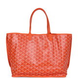 Goyard Anjou PM Orange Goyardine Canvas Palladium Hardware