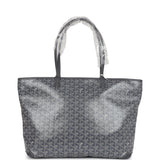 Goyard Artois Tote MM Grey Goyardine Canvas & Chevroches Calfskin Palladium Hardware