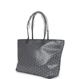 Goyard Artois Tote MM Grey Goyardine Canvas & Chevroches Calfskin Palladium Hardware