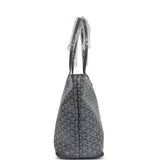 Goyard Artois Tote MM Grey Goyardine Canvas & Chevroches Calfskin Palladium Hardware