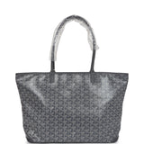 Goyard Artois Tote MM Grey Goyardine Canvas & Chevroches Calfskin Palladium Hardware