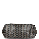 Goyard Goyardine Black St. Louis PM Tote Bag Palladium Hardware