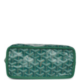 Goyard Goyardine Anjou Green Mini Bag Palladium Hardware