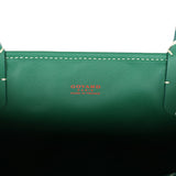 Goyard Goyardine Anjou Green Mini Bag Palladium Hardware