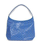 Goyard Goyardine Sky Blue Boheme PM Hobo Bag Palladium Hardware