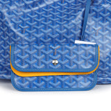 Goyard Goyardine Sky Blue Boheme PM Hobo Bag Palladium Hardware