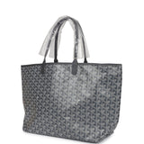 Goyard Goyardine Grey St. Louis PM Tote Bag Palladium Hardware