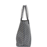 Goyard Goyardine Grey St. Louis PM Tote Bag Palladium Hardware