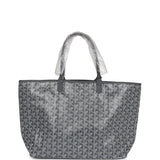 Goyard Goyardine Grey St. Louis PM Tote Bag Palladium Hardware