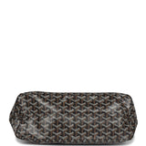 Goyard Goyardine Black Boheme Hobo Bag Palladium Hardware