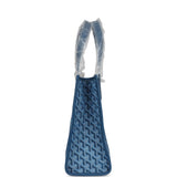 Goyard Goyardine Jacquard Ocean Blue Villette PM Bag