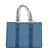 Goyard Goyardine Jacquard Ocean Blue Villette PM Bag