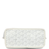 Goyard Goyardine Anjou White Mini Bag Palladium Hardware