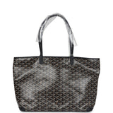 Goyard Goyardine Black Artois MM Tote Bag Palladium Hardware