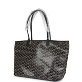 Goyard Goyardine Black Artois MM Tote Bag Palladium Hardware