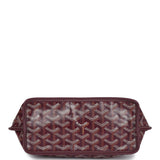 Goyard Goyardine Burgundy Anjou Mini Bag Palladium Hardware