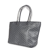 Goyard Artois Tote MM Grey Goyardine Canvas & Chevroches Calfskin Palladium Hardware