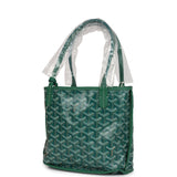 Goyard Goyardine Anjou Green Mini Bag Palladium Hardware