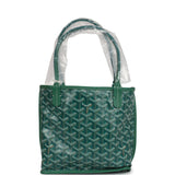 Goyard Goyardine Anjou Green Mini Bag Palladium Hardware