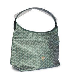 Goyard Goyardine Pearly Green Boheme Hobo Bag Palladium Hardware