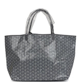 Goyard Goyardine Grey St. Louis GM Tote Bag Palladium Hardware