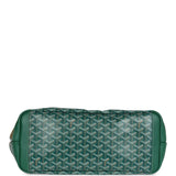 Goyard Goyardine Green Artois MM Tote Palladium Hardware