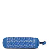 Goyard Goyardine Canvas Sky Blue Conti Pouch Palladium Hardware