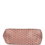 Goyard Goyardine Pearly Coral Boheme PM Hobo Bag Palladium Hardware