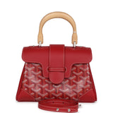 Goyard Saigon Souple Mini Bag Red Goyardine Palladium Hardware