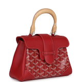 Goyard Saigon Souple Mini Bag Red Goyardine Palladium Hardware