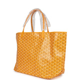 Goyard Goyardine Yellow St. Louis GM Tote Bag Palladium Hardware