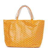 Goyard Goyardine Yellow St. Louis GM Tote Bag Palladium Hardware