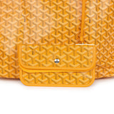 Goyard Goyardine Yellow St. Louis GM Tote Bag Palladium Hardware