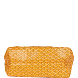 Goyard Goyardine Yellow St. Louis GM Tote Bag Palladium Hardware