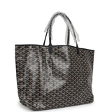 Goyard Goyardine Black St. Louis GM Tote Bag Palladium Hardware